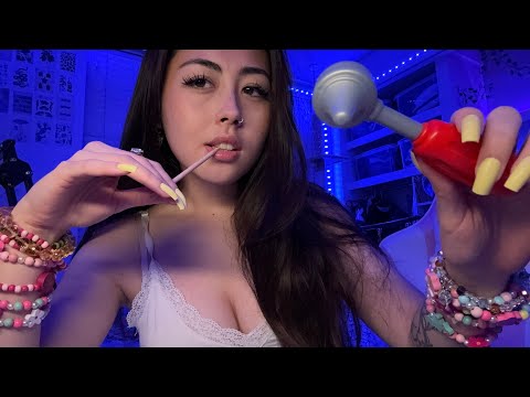ASMR chaotic cranial nerve exam (mouth sounds) EXTREMELY tingly and unpredictable 👩‍⚕️💤
