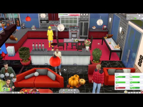 Harvest Grand Meal With JP And Family ASMR Sims 4