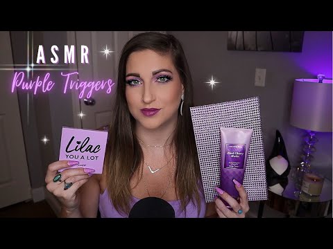 ASMR | Purple Colored Triggers 💜