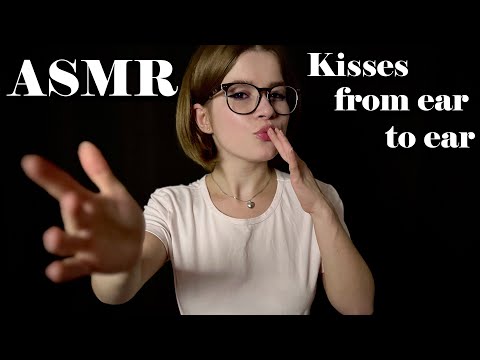 ASMR tingliest kisses ever 💋 Lipstick, wet mouth sounds, hands movements, personal attention ❤️