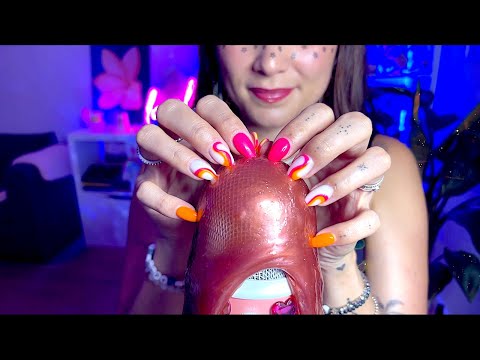 THE MIC IS LAVA ASMR - Tapping, Scratching, Brushing, Bubbly Water