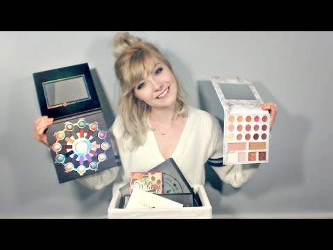 Makeup Palette Collection ASMR Tapping On Makeup