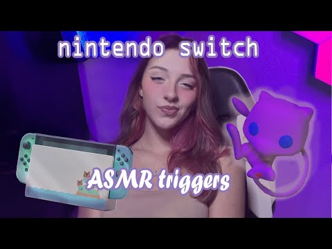 ASMR Nintendo switch tiggers - no talking ASMR- scratching tapping and more #asmr  #asmrnotalking