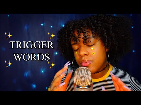ASMR - ✨Tingly✨ Trigger Words ♡ (+ Personal Attention, Mouth Sounds, Hand Movements)~♡