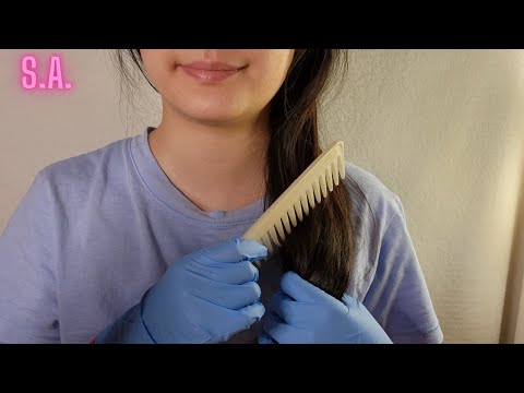 Asmr | Playing & Adjusting with My Short Hair (Quiet)