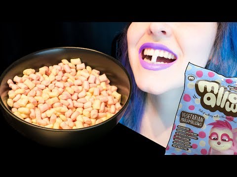 ASMR: The Cutest Marshmallow Bites! | Foamy Mallows Sounds ~ Relaxing Eating [No Talking|V] 😻