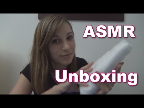 ASMR español Unboxing/binaural/3Dio/ Whispers