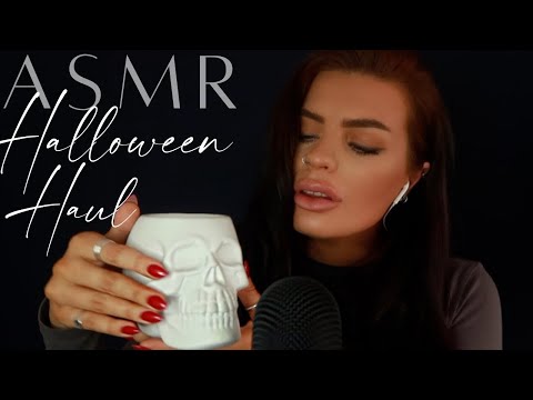 [ASMR] Halloween Haul 🎃💀Skulls, Wax Melts & Home Decor!