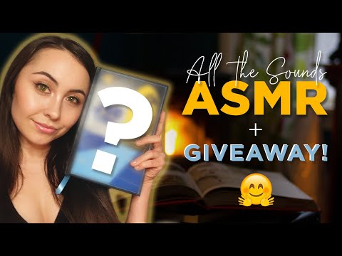 ASMR All The Sounds + GIVEAWAY! (Hair brushing, face brushing, hand sounds...and more)