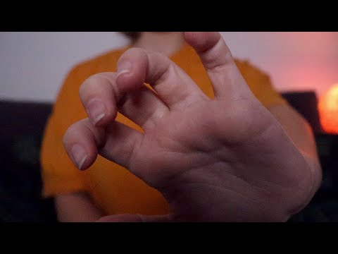ASMR - Touching & Brushing Your Face (Visual Triggers with Sounds) [No Talking]