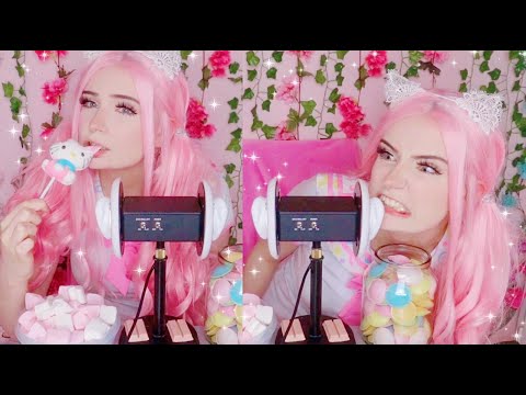 ASMR - Candy Eating / Marshmallows / Tapping | Lealolly