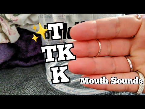 TK Tk +Tongue Clicking Fast DRY Mouth Sounds TKTKTK (2 Minute Specific ASMR Trigger Series)