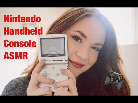 [ASMR] Nintendo Hand-Held Console scratching, tapping, + button pressing.