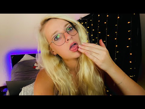 ASMR spit painting & extreme mouth sounds