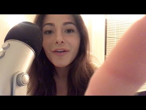 ASMR Tips for Self Care | Close-up Whispers & Face Touching/Brushing