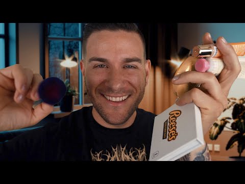 ASMR | Relaxing Full Face of Scented Makeup | Soft Spoken Male Voice