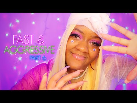 ASMR | ⚡FAST AND AGGRESSIVE TRIGGERS: PART 6 🤤🔥 (SUPER FAST!) ♡