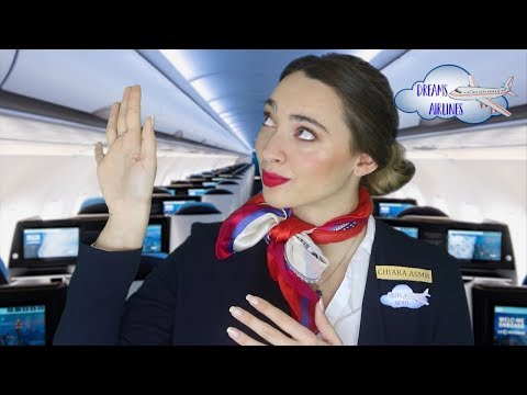 DREAMS Airlines TI DA IL BENVENUTO A BORDO! Flight Attendant + Check In Roleplay ASMR