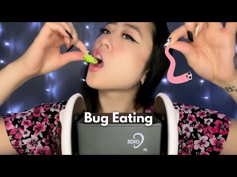 ASMR Eating Tasty Bugs from your Ears (Ear Cupping, Mouth Sounds, Ear Scratching)