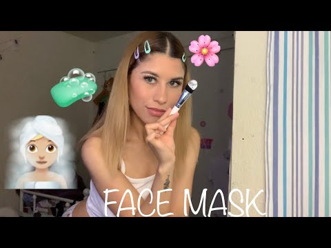 Asmr Face Mask Application Roleplay 🧖🏼‍♀️ 🧼 personal attention , facial examination
