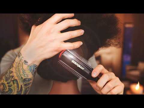 ASMR | Hairstyle Takedown, Brushout, Care, and Treatment | No Talking