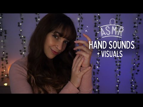 ASMR RELAXING HAND SOUNDS AND VISUALS [ASMR en Español]
