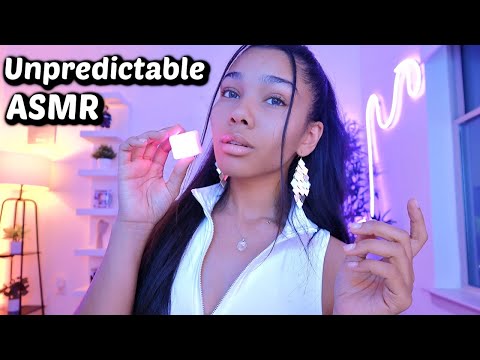 ASMR | Chaotic Unpredictable, Fast & Aggressive Triggers | Mouth Sounds & Collar Bone Tapping✨