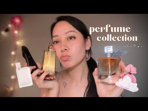 ASMR Updated Perfume Collection 💕 (liquid sounds, glass tapping, whispering)