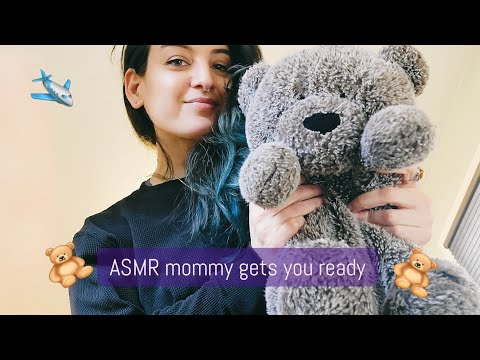 ASMR: mommy gets you ready to  🛩