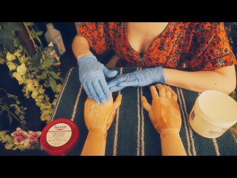 The Most Gentle Hand Care (ᴗ˳ᴗ) ASMR Soft Spoken / Gloves / Personal Attention Role Play