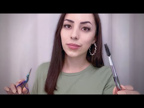 ASMR Doing Your Eyebrows - Personal Attention