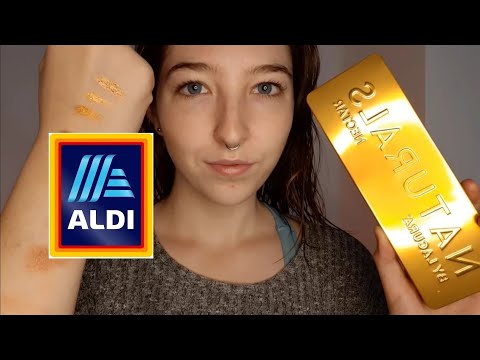 ASMR trying on Aldi makeup! | tapping, scratching, soft speaking for tingles & sleep