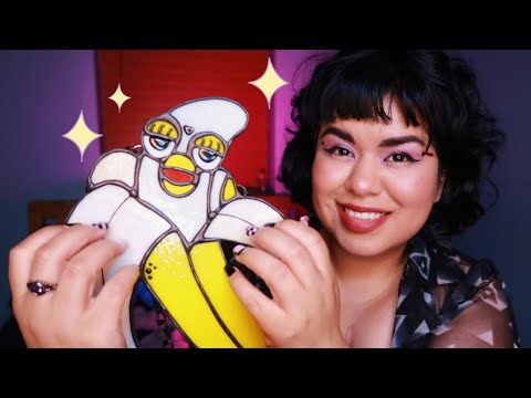ASMR Tingly Art Haul | Tapping on Glass and Paper Goods