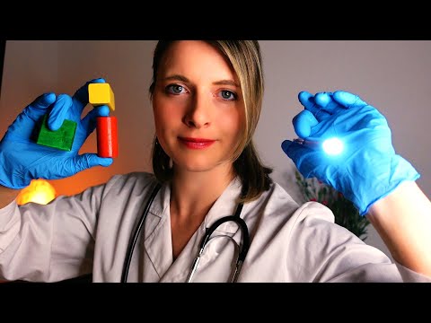 ASMR Cranial Nerve Exam 🩺 Arzt/Doktor Roleplay (deutsch/german)