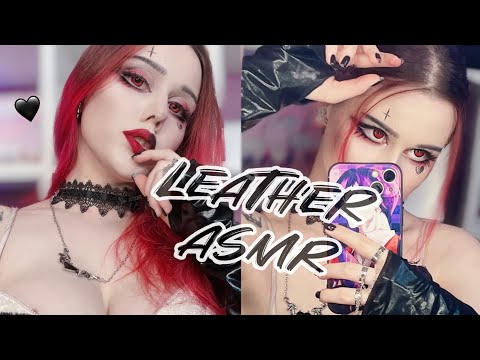 ASMR Leather Scratching Sounds 💤