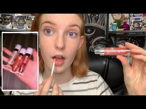 Glitz and Glamour Glosses!! ASMR try-on
