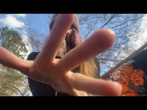 ASMR Outdoor Hand-Movements & Mouth Sounds
