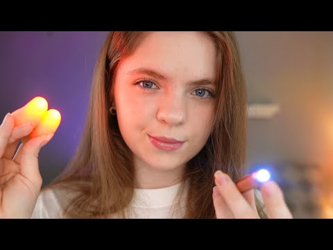 ASMR Fast & Aggressive Eye Exam WITH Light Triggers 👀 Medical roleplay doctor, follow instructions