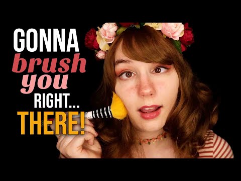 ASMR Gonna Put That Right THERE! Overly Repeating, Fast Tingles, Face Brushing, Vocal Triggers