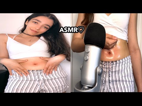 ASMR | PLAYING WITH BELLY BUTTON, MOST SATISFYING OILY BELLY BUTTON EVER!!! *tingles for ur ears*  💙