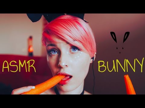 4k ASMR Bunny. Carrots eating & Breathing like rabbit.