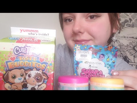 ASMR- Opening Mystery Surprise Toys (squishmallow minimallows, budditos, more)