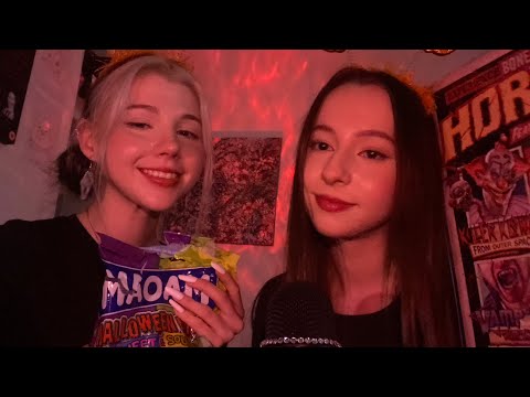 ASMR With My Sister Very Chaotic Spooky Edition 👻🎃🍂
