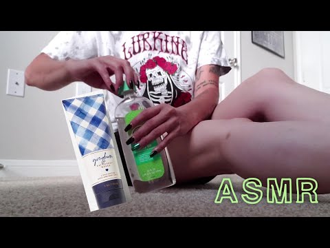 ASMR | Lotion Application, Fabric & Skin Scratching NO TALKING