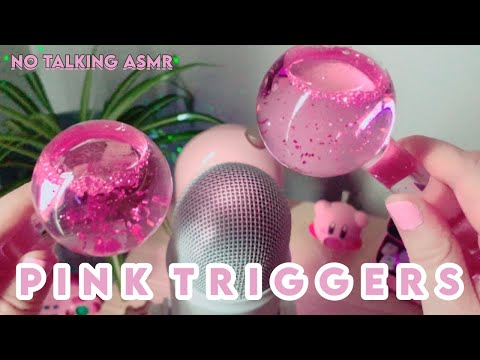 ASMR Fast and Aggressive Pink Triggers | NO TALKING
