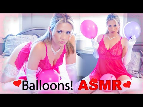 Asmr With Balloons Blowing and Rubbing Sounds for Tingles by Anna Banana