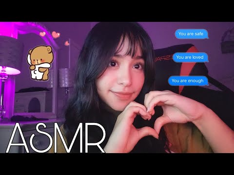 ASMR words of affirmation | personal attention, plucking, soft noise, fall asleep