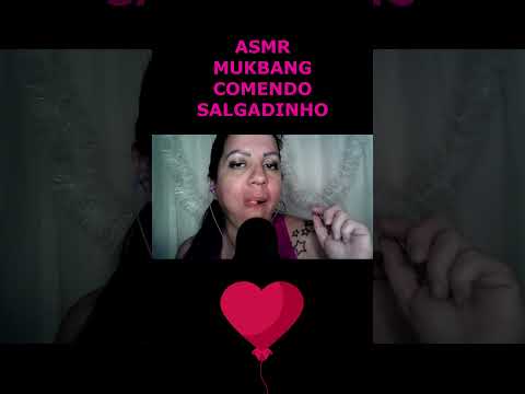 ASMR-SHORTS MUKBANG COMENDO SALGADINHO #asmr #shorts #mukbang #shortsvideo #mastigação