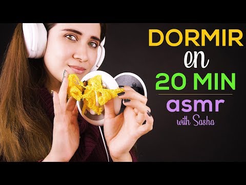 DORMIR EN MENOS DE 20 MINUTOS | Asmr español | Asmr with Sasha