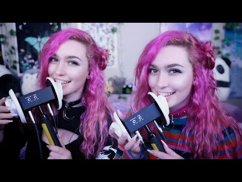 two roses & two mics ASMR